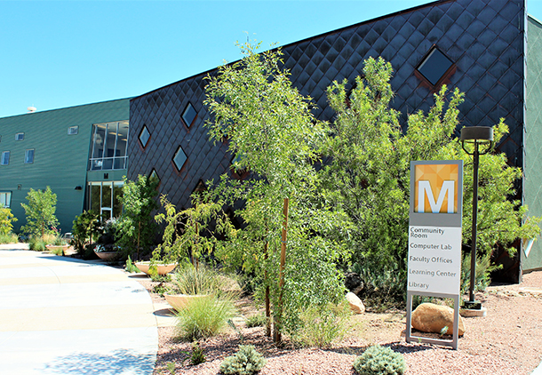 front entrance to building M