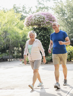 OLLI members walking