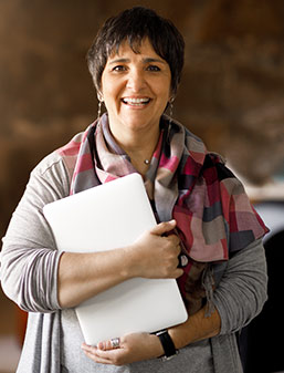 smiling female teacher