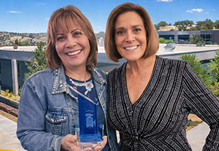 Janet Nix and Lisa Rhine