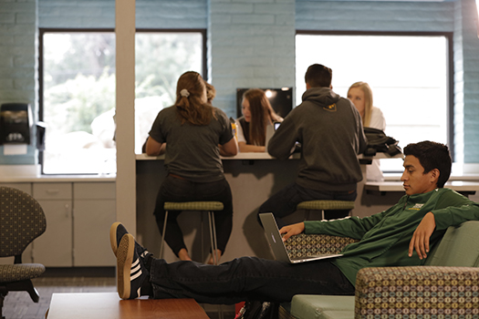 Loungelife students studying image